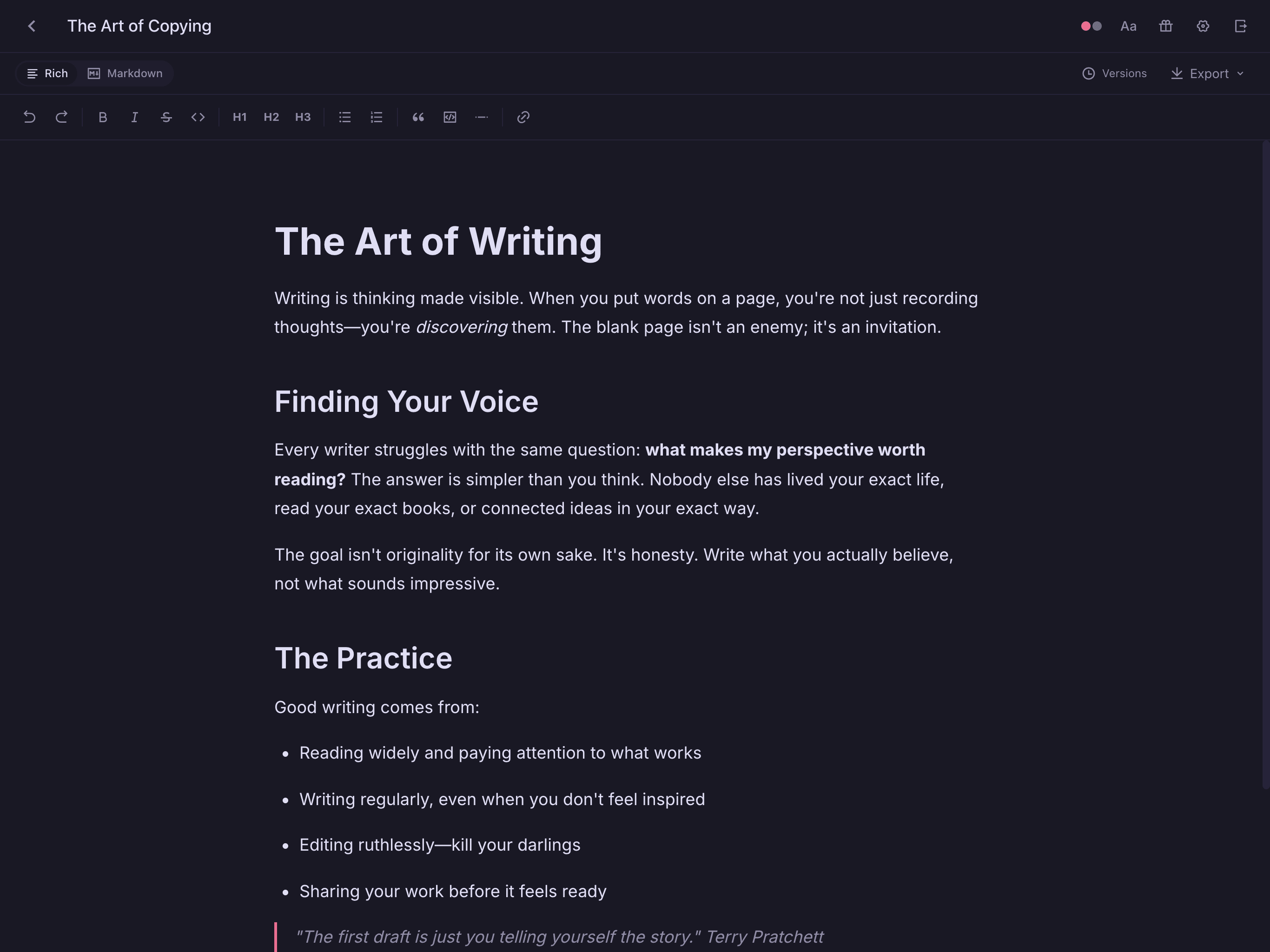 Docstead screenshot 2